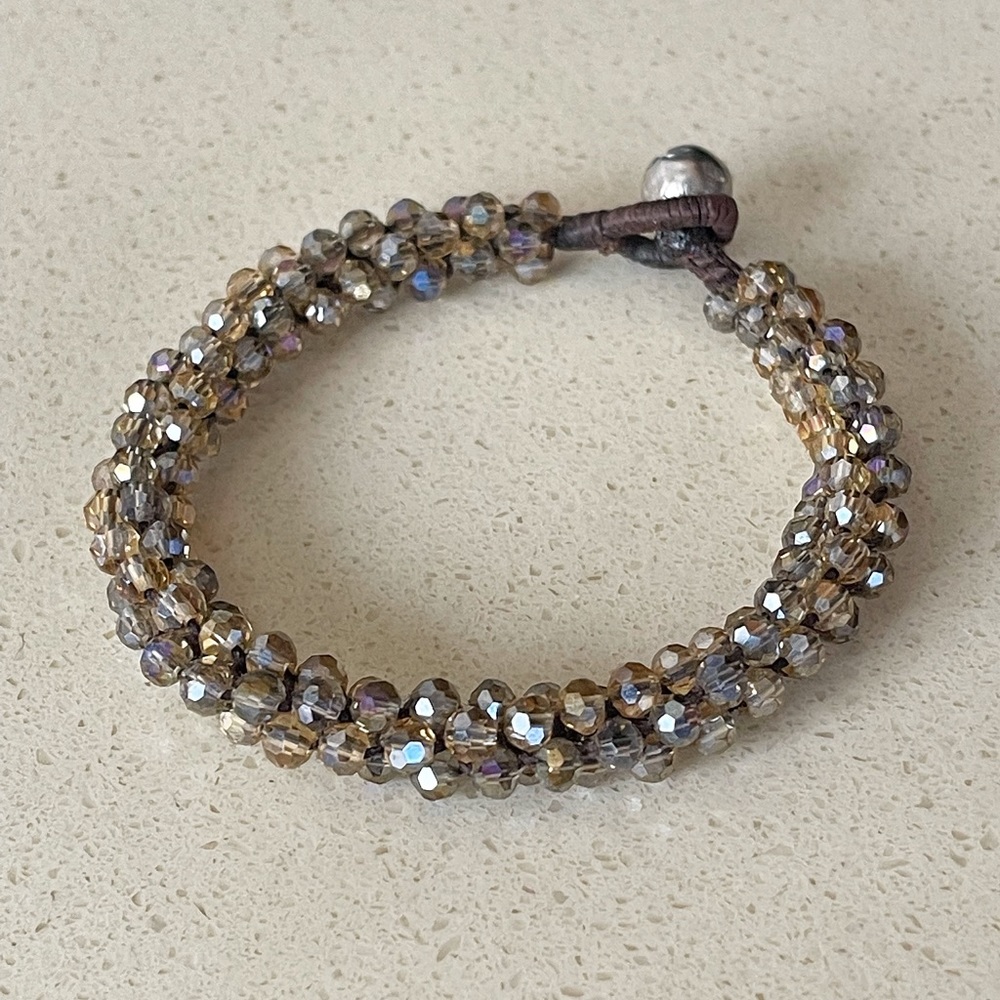 Czech Crystal Beaded Bracelet